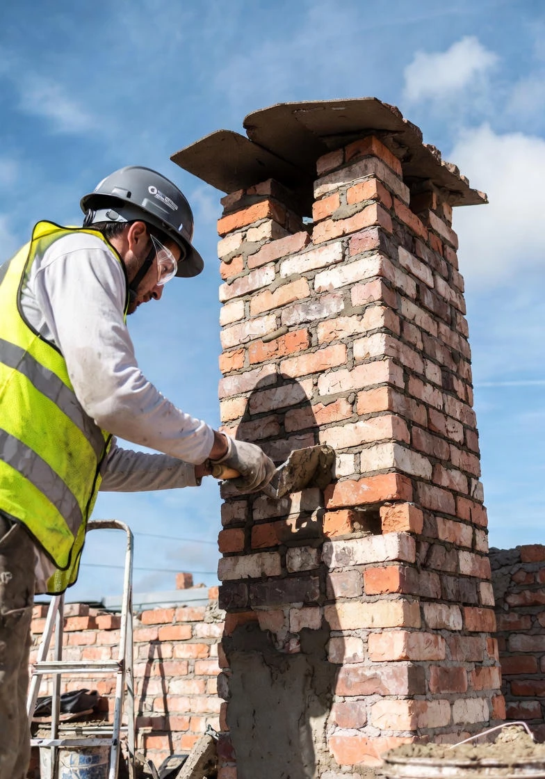 chimney repointing nj team working together